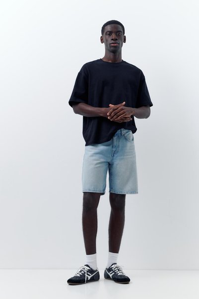 Denim Bermuda Shorts