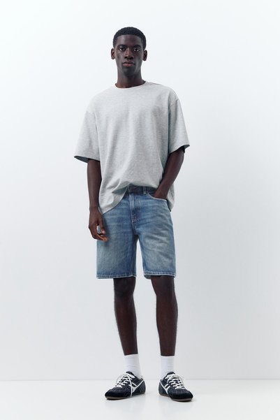 Denim Bermuda Shorts