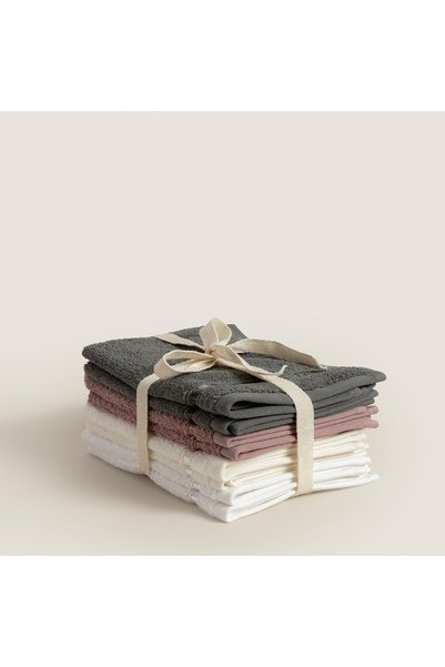 Chic 100% Cotton 8-Piece Hand Towel Set 30X40 cm