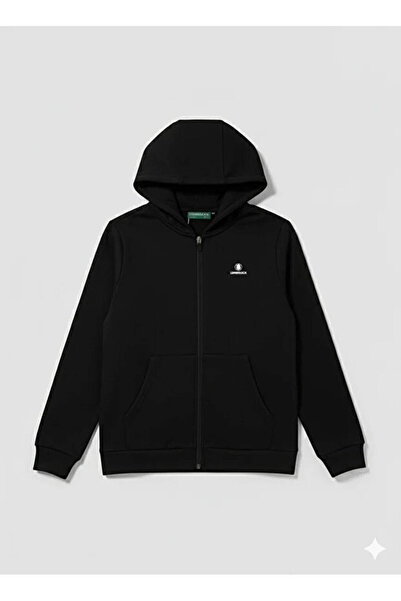 Kids SN72 FZ Hoodie 6FX црн дуксер за момчиња A102204411