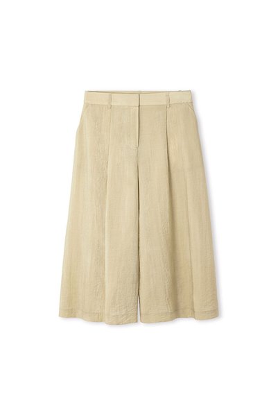 Crinkled Effect Bermuda Shorts