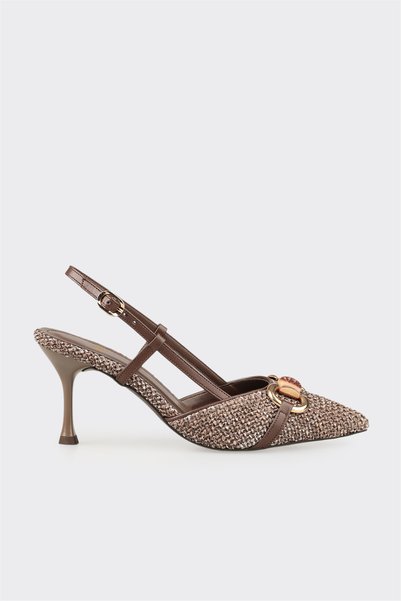 Brown Women's Heeled Shoes