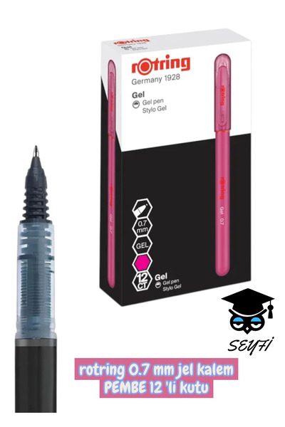 Rotring 0.7 mm gel pen 12-piece box