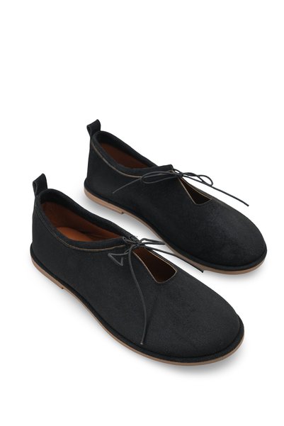 Nova Diva Orthopedic Women's Ballerinas 001295 Black Suede