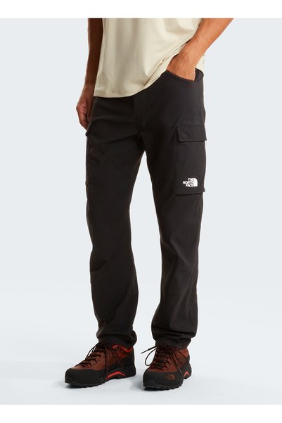 Nf0A8Ec6Jk31-Exploration Cargo Pant Black Logo Printed Men's Outdoor Pants