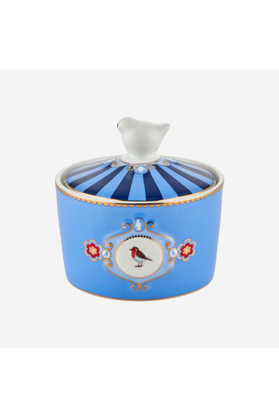 Love Birds сина порцеланска шеќерница 300 Ml
