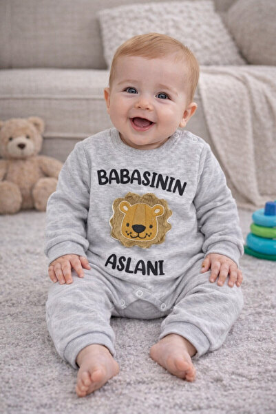 Litt Baby памучно боди "Татов лав"