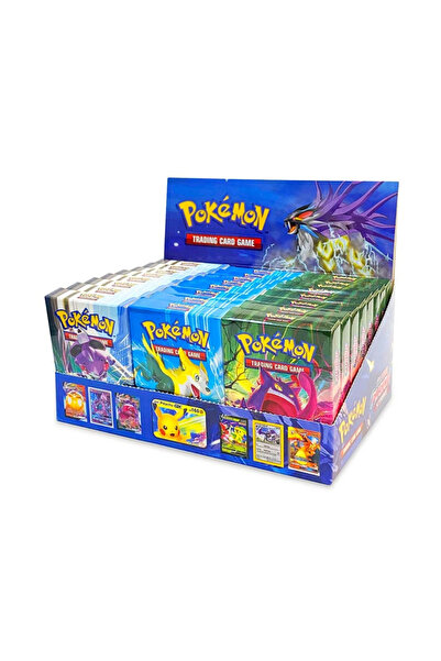 Комплет од 4 дела Квалитетен сет од 31 парче Pokemon картички почетен сет (training cards) / 4 кутии Pokemon картички