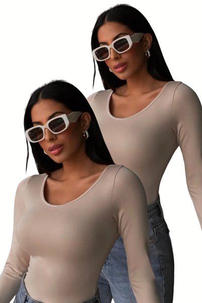 Women's 2-Piece Cream Princess Collar