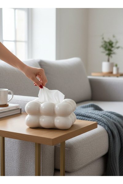 Керамички декоративен држач за салфетки - модел од Pinterest