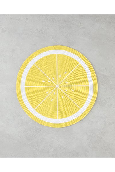 Summer Lemon Pp 2 Pcs American Service 38 cm Yellow