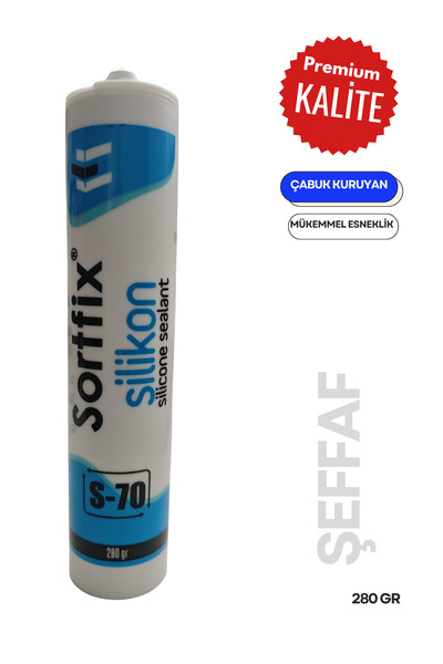 Општо наменски транспарентен силикон 280gr S-70