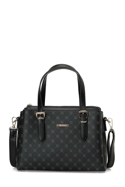 Mng Mini Bolmeli El 6Fx Black Women's Handbag