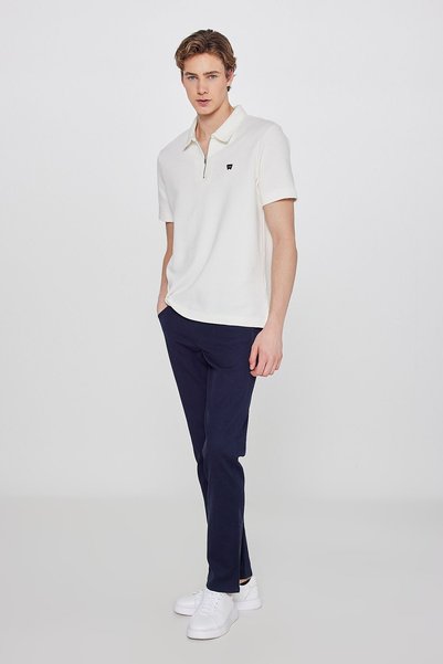 Cotton Arizona Straight Fit Stretchy Jean Denim Trousers with Pockets