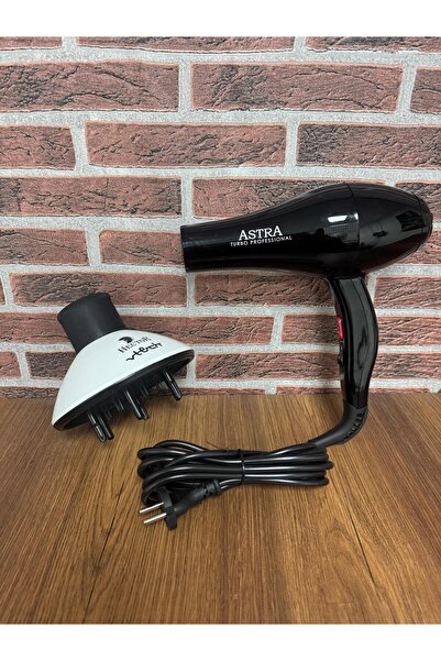 TURBO PROFESSIONAL дизајн фен за коса 2400 W салонски тип со подарок дифузер