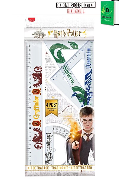 Maped x Dekomus лиценцирана колекција Magic School 30 Cm комплет од 4 линијари "Dekomus Cep De