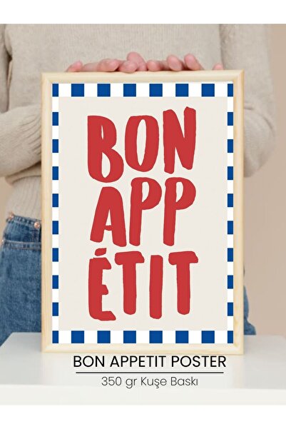 Декоративен кујнски постер-BON APPETIT