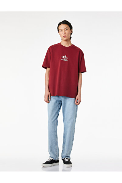 Памучни фармерки со нормален струк и Vintage Straight Fit крој