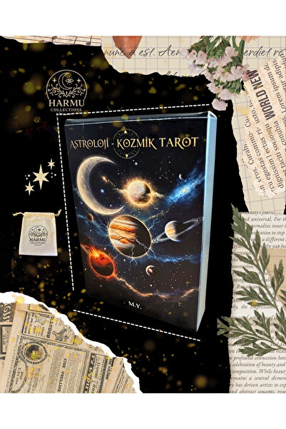 Harmu Collections астролошки пророштва, 48 картички со објаснувања + QR код за објаснување - подарок торбичка