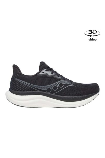 Triumph 23 men's black white running shoes s21023-200