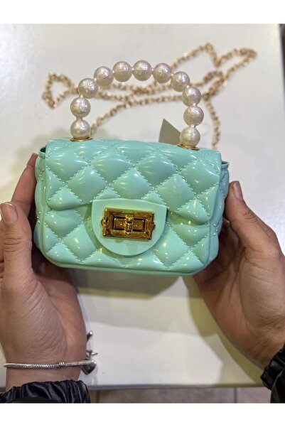 Детска чантичка со мониста и синџирче 14x16 cm