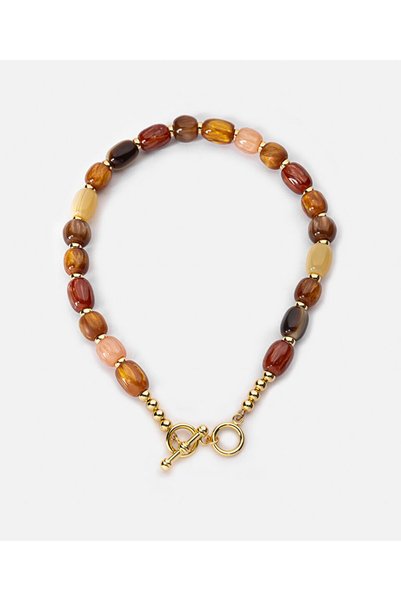 Resin Beaded Necklace