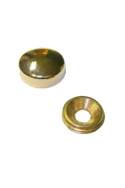 Капаче за завртка 25 mm, жолто - 50 парчиња