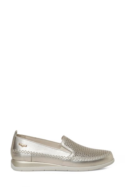105773.Z Gold Women's Flat Shoes
