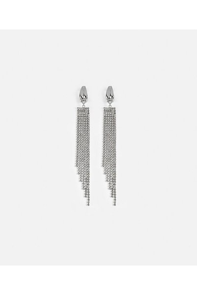Dangle Earrings with Strass Stones