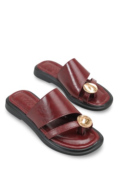 Gemma Sia Women's Flip Flops 0012287 Cherry Rustic