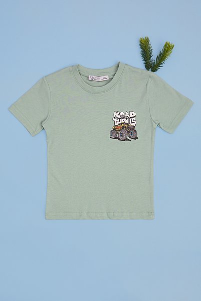 Monster Truck Printed Boys' T-Shirt