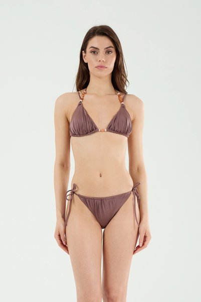 B21047 beaded triangle bikini set
