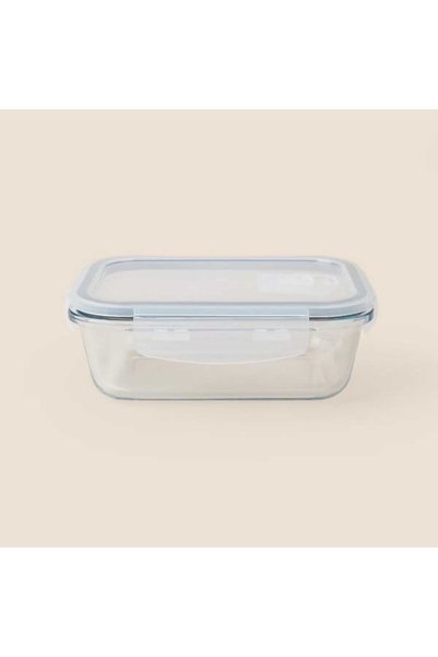 Kitchen Olea Glass Storage Container - Transparent - 640 ml