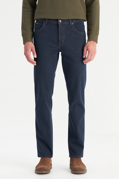 Normal Bel Straight Black Men's Denim Trousers W12100020001 Black Denim Trousers