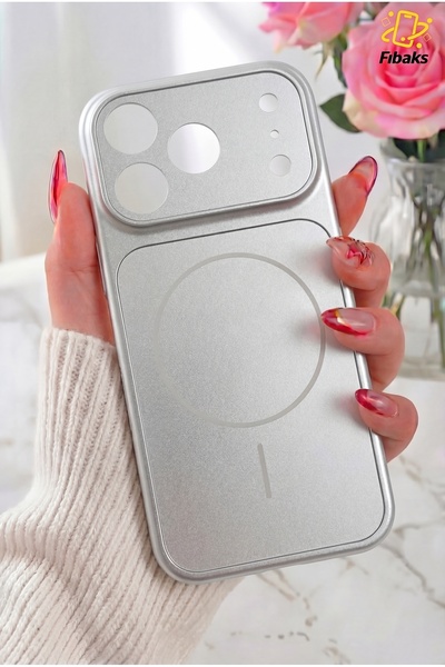 iPhone 17 Pro Case Magsafe Camera Lens Protected Glass Slim Silver Hard Cover