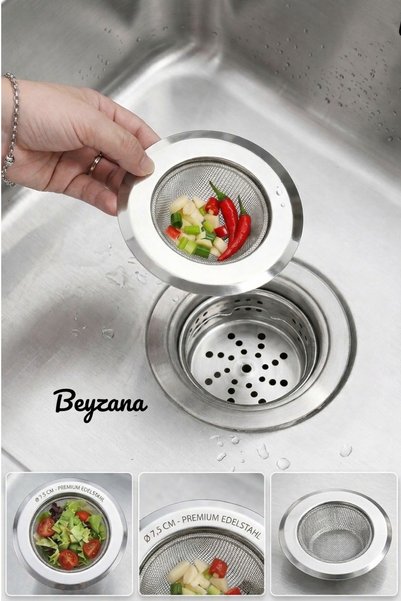 7.5 cm Large Size Stainless Steel Sink Strainer Sink Strainer