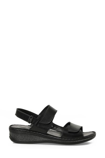 105815.Z6Fx Black Women's Comfort Sandals