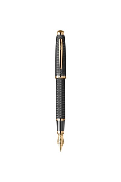 Noble 390 Black Gold Fountain Pen -- Pen Basket --