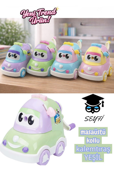 Sleeved pencil sharpener car model figured desktop pencil sharpener