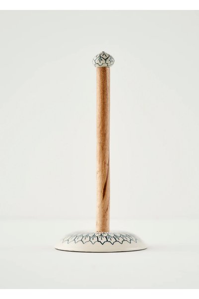 Cleo Paper Towel Holder Natural (16x16x36 cm)