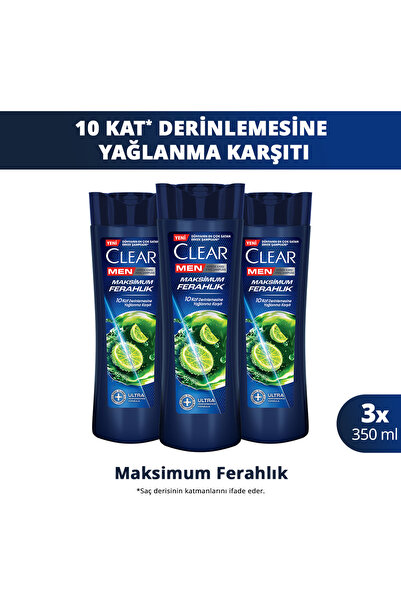 Машки шампон против првут за максимална свежина 350 ml x3