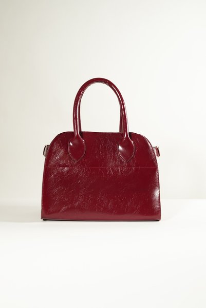 Women's Small Size Camille Cherry Gold Buckle Hand and Shoulder Bag