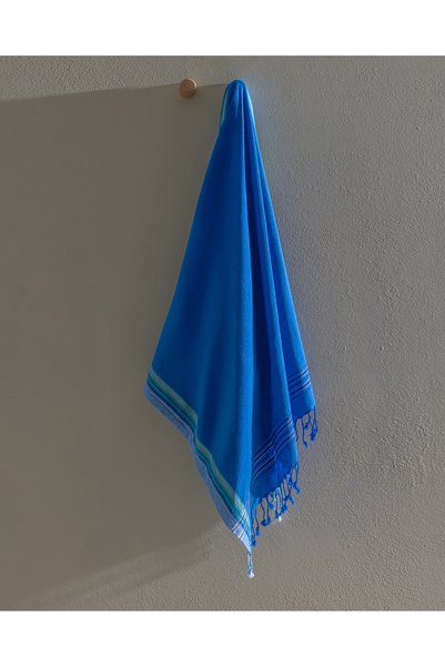 Valeon 100% Cotton Double Face Peshtamal - Dark Blue