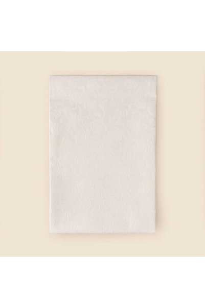 Soft Lunaria Pvc Tablecloth - White - 140X140 cm