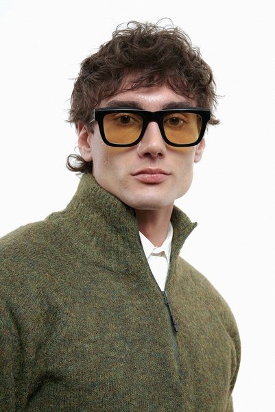 Velmor Black Yellow Men's Sirkadiyen Balance Glasses