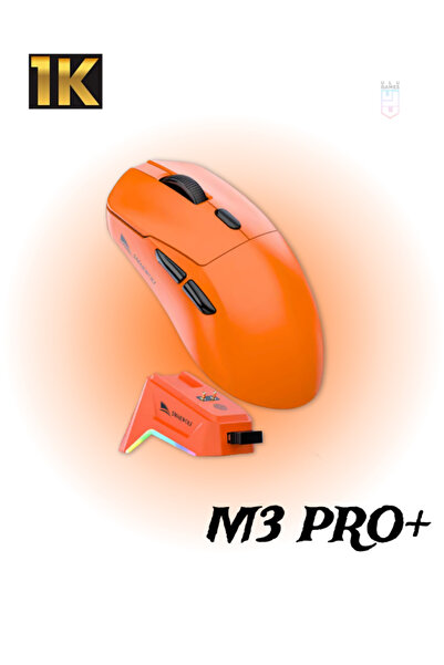 SMAILWOLF M3 PRO PLUS SUPERLIGHT 12000 DPI безжичен гејмерски глушец 1000HZ
