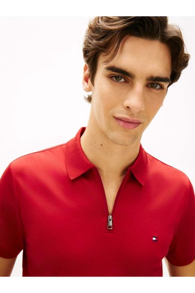 Interlock Zip Regular Polo T-Shirt