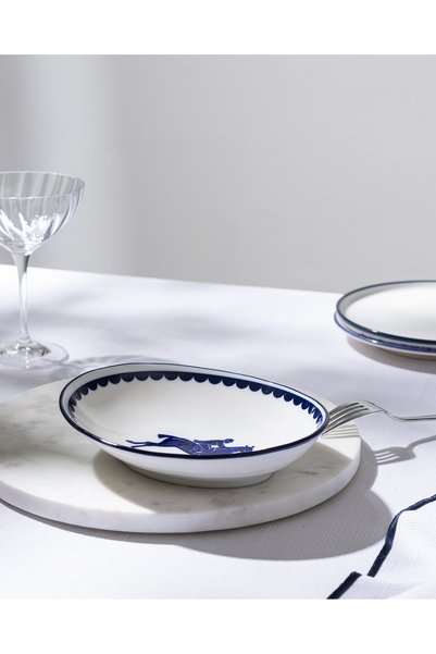 Reve Bleu Tierra Tabak - 19 cm - Blue/White