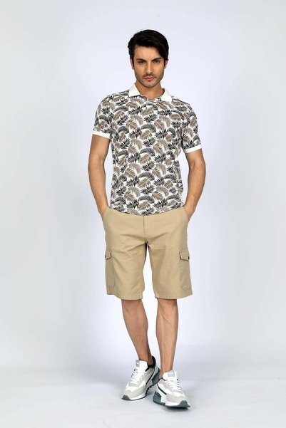 Comfortable Beige Men's Shorts 242 Lcm 221011 Man 1 Beige