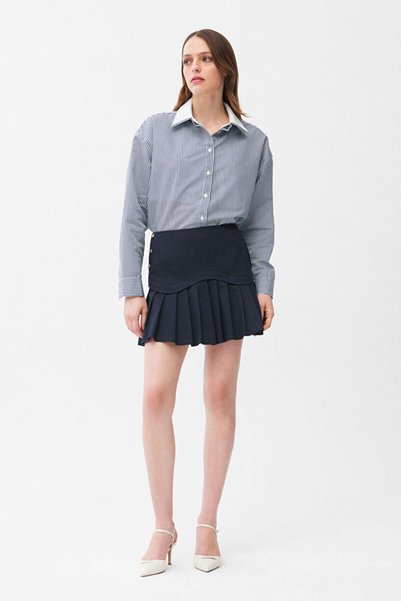 Flounce Mini Skirt